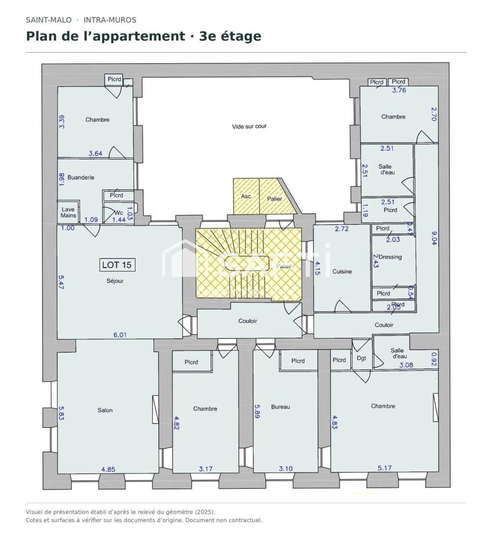 à vendre  Appartement Saint-Malo (35400)