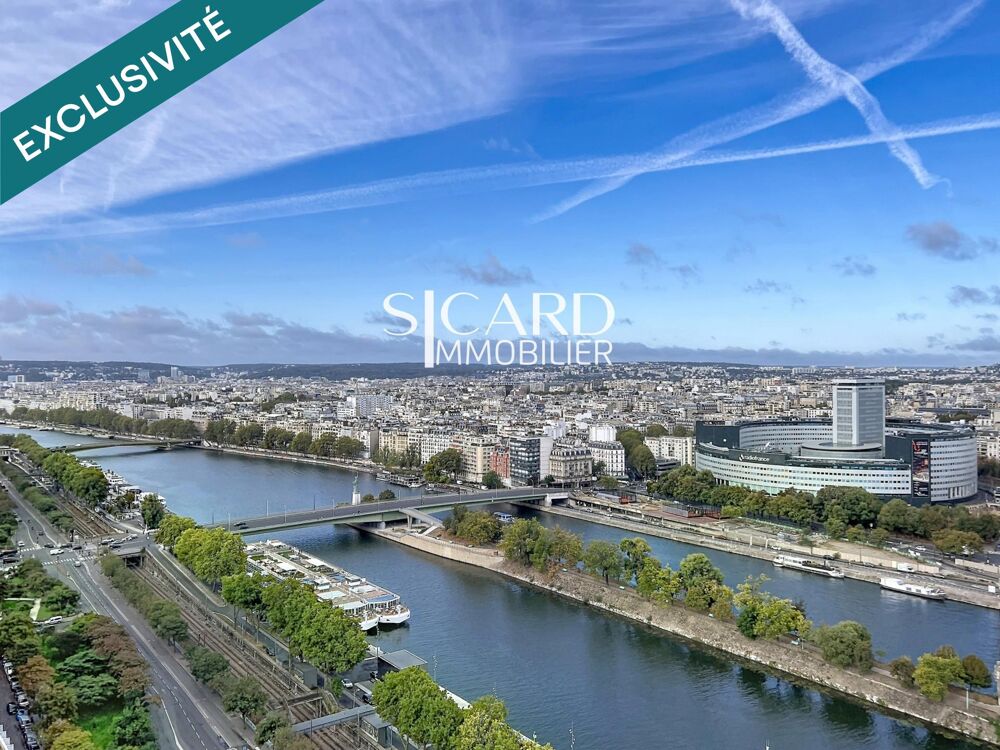 Vente Appartement Vue Seine sans vis-à-vis au 26e, Beaugrenelle Paris 15