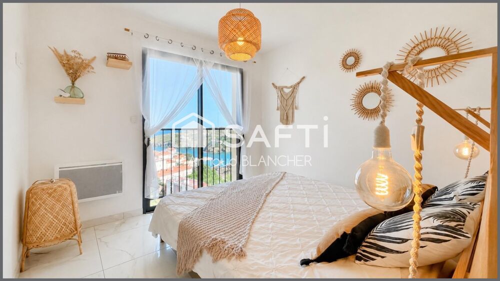 Vente Maison Villa trois faces avec vue mer spectaculaire, à quelques minutes de l'Espagne. Cerbere