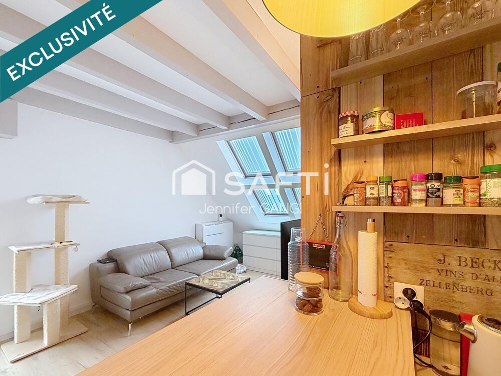 Vente Appartement 2/3P rénové en attique, au calme, proche commodités Illkirch-graffenstaden