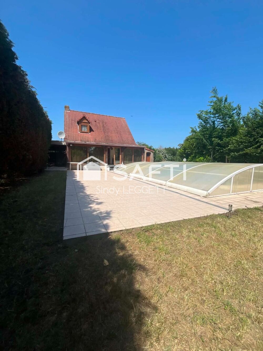 MAISON INDIVIDUELLE 4 CHAMBRES JARDIN EXPOSE SUD GARAGE PISCINE BRAY DUNES PLAGE