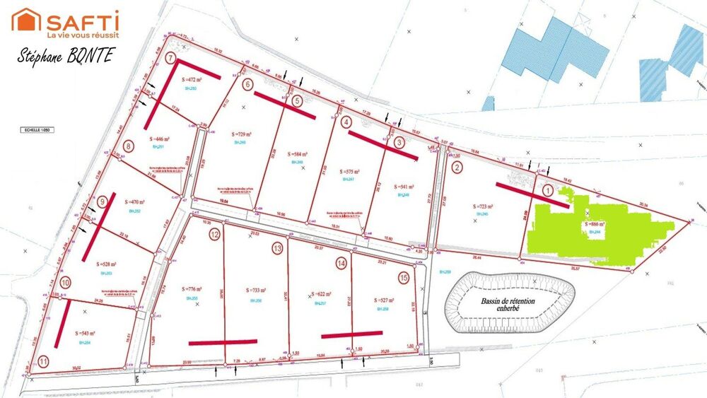 Vente Terrain Terrain de 866 m² viabilisée (lot 1) – Le Puy Le puy-en-velay