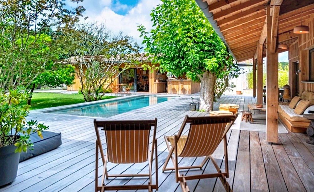 Maison bois dexception proche du Bassin