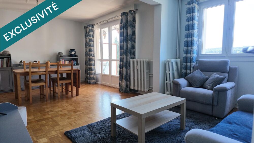Grand T4 lumineux 96 m² avec balcon et ascenseur
