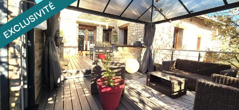   Maison atypique en pierre au c�ur du hameau de Roman�che, commune de Hautecourt Maison - 5 pi�ce(s) - 160 m�