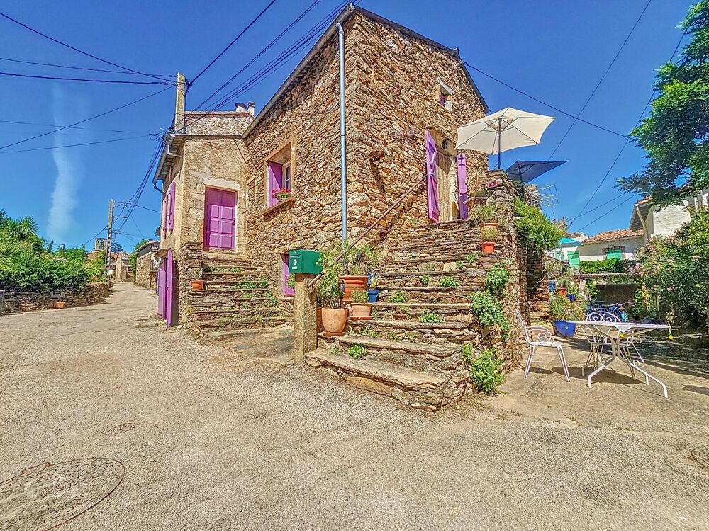 Charmante maison en pierres avec terrasse et garage