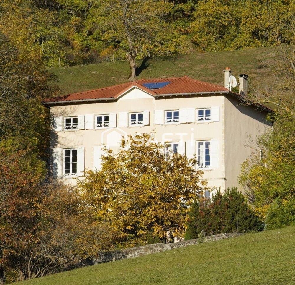 Vente Maison DEMEURE DE CARACTÈRE de 1865 – 278 m² au cœur de 1,14 hectare Saint-germain-laprade