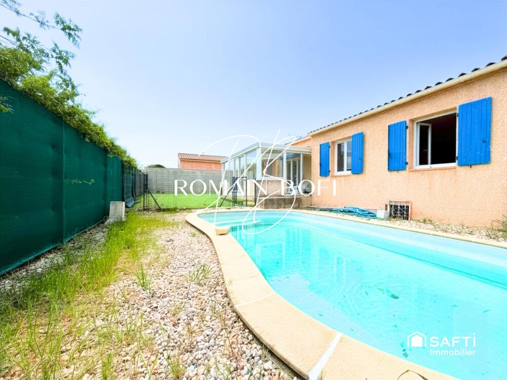 Maison 5 pièces 119m2 sur 558m2 de terrain piscine