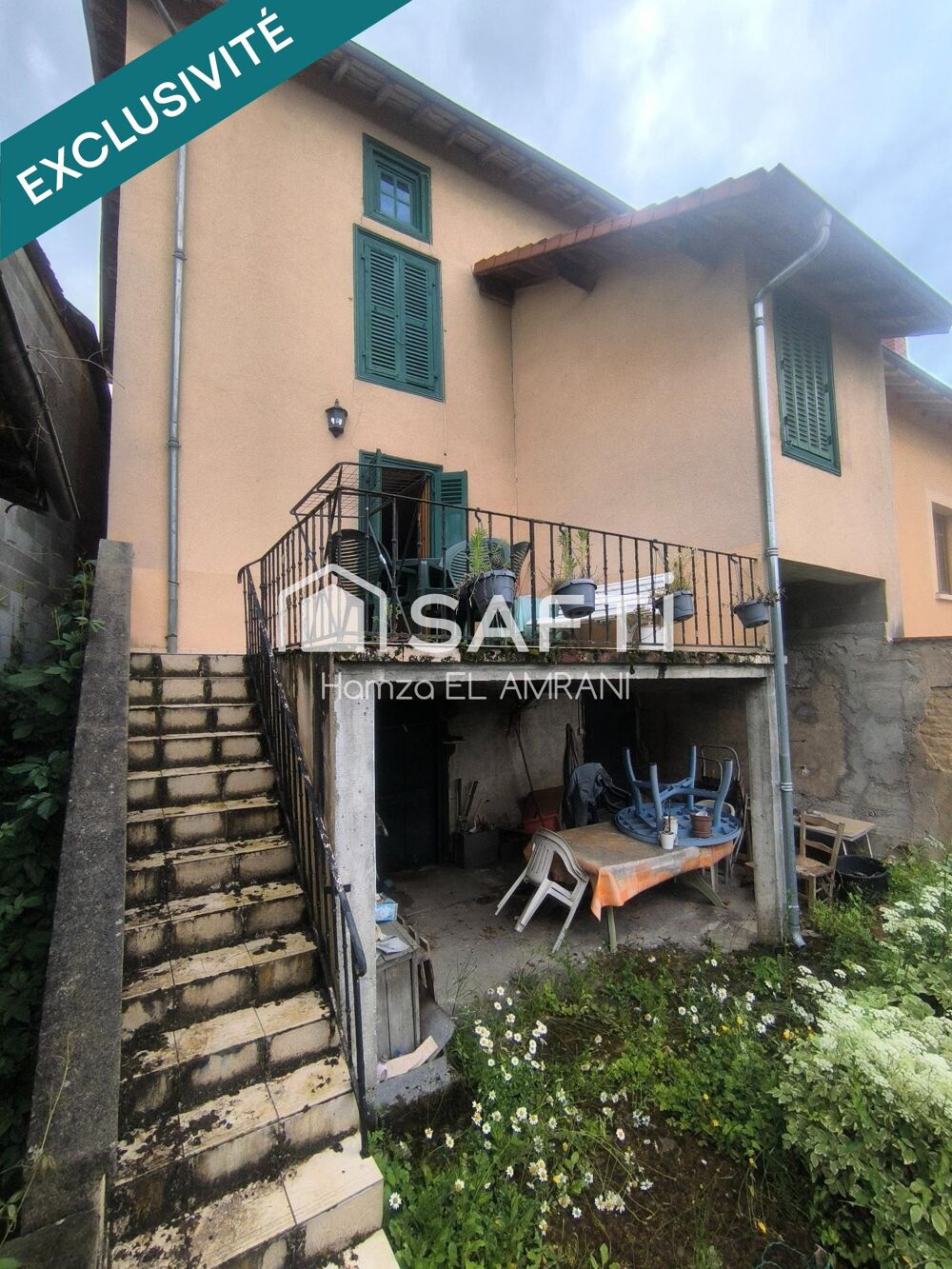 Maison T4 avec terrasse jardin cave