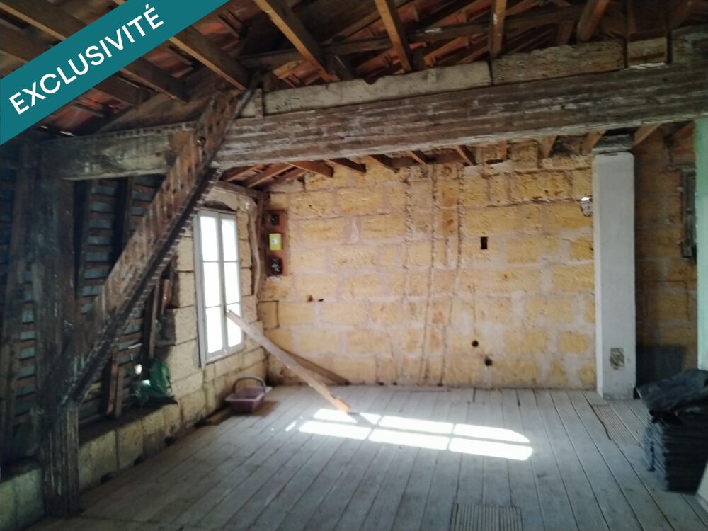Vente Immeuble Authentique Girondine à rénover avec places de parking et terrain de 400M2 Libourne