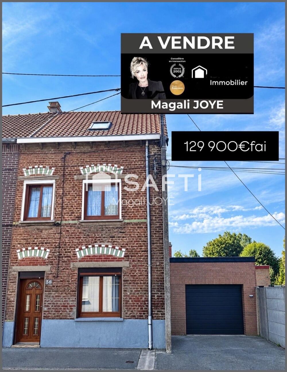 Vente Maison Maison de ville avec 2 garages et 2 places de parking Labourse