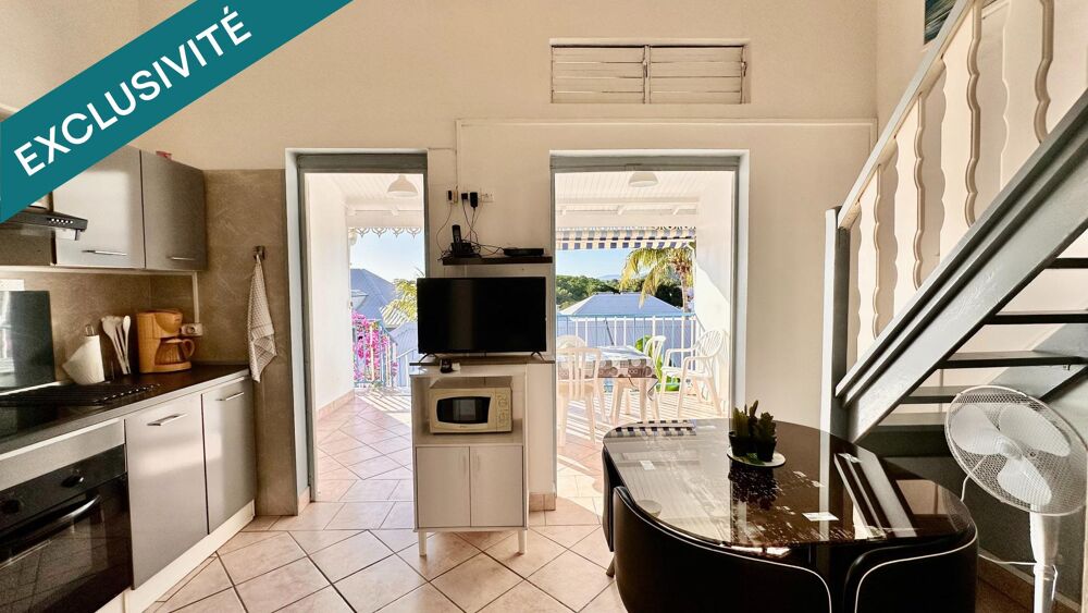 Vente Appartement T2 + Mezzanine plage Pointe-Marin à pied Sainte-anne