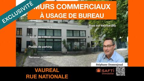 MURS COMMERCIAUX A USAGE DE BUREAUX 299900 95490 Vaureal