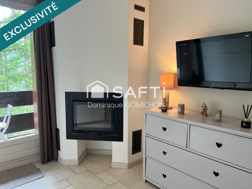 Joli studio fonctionnel avec cheminée/insert