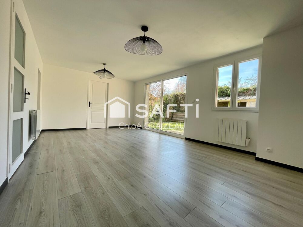Maison de bourg de 97 m² habitables, jardin