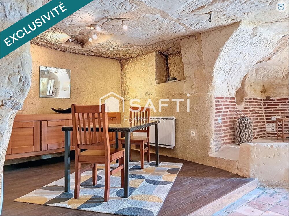 Maison troglodyte rénovée  Lussault-sur-Loire