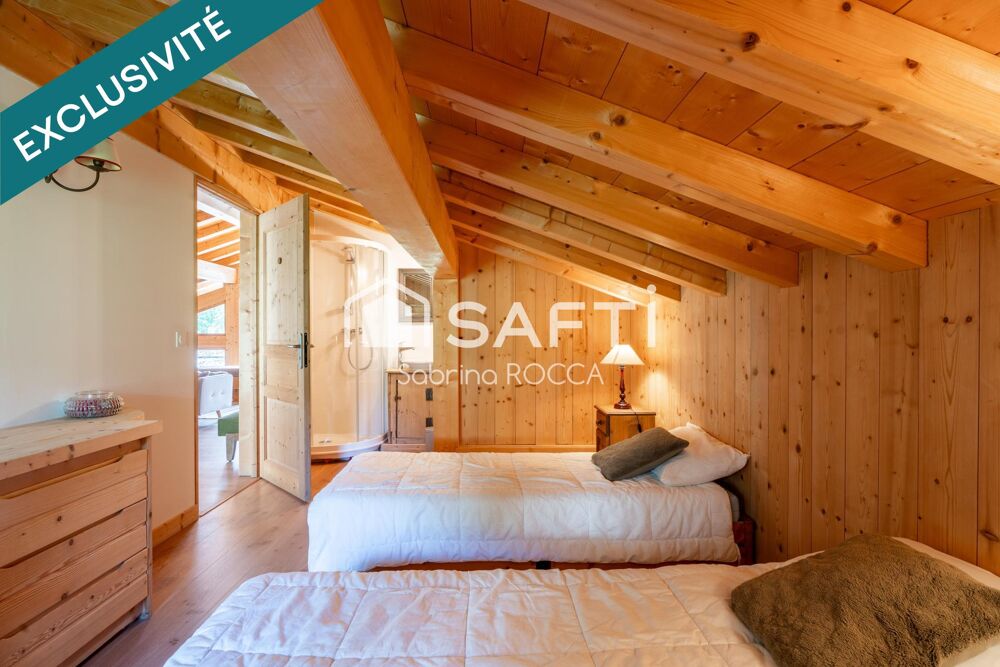 Chalet individuelle et Authentique avec magnifique vue a 100 m des telesiege
