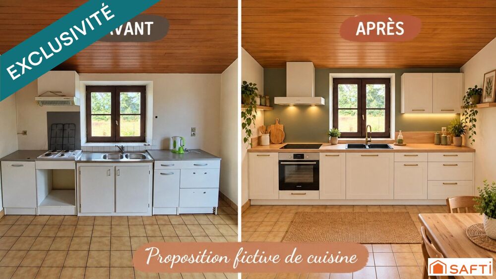 Vente Maison Maison de campagne plain-pied et terrain de 3894m. Loyat