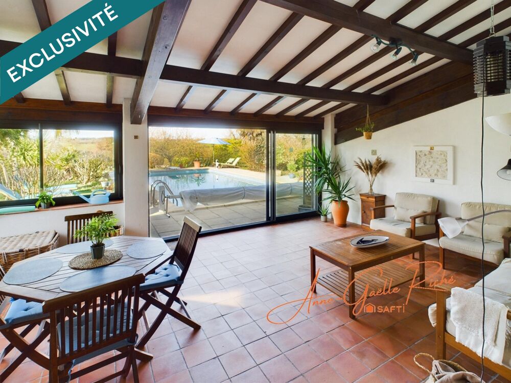 Vente Maison Propriété charentaise avec Gîte meublé, piscine et revenus locatifs Semoussac