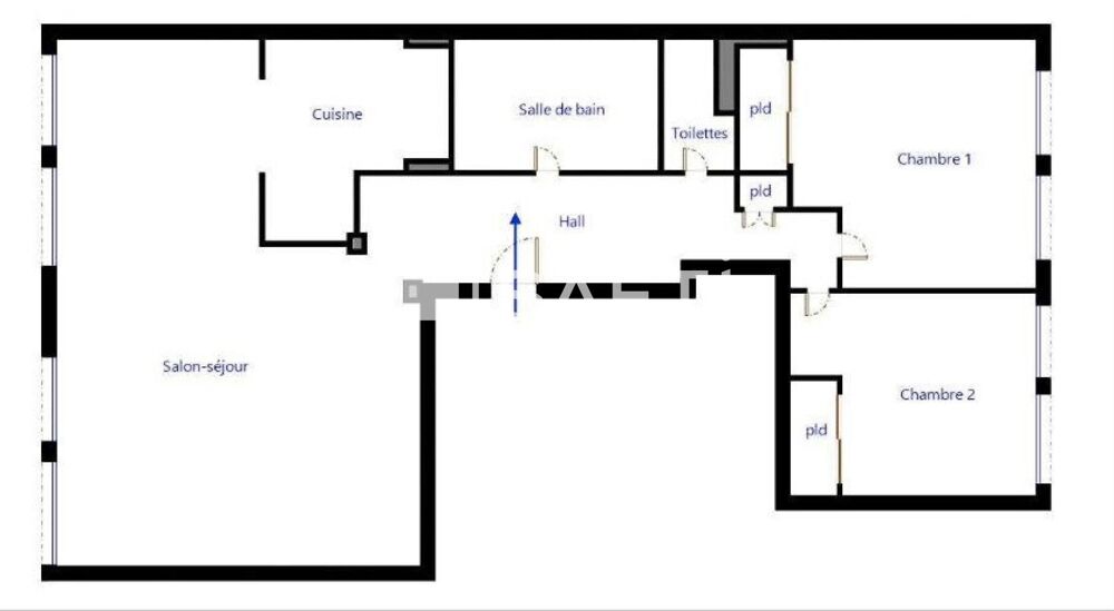 Vente Appartement T3 ou T4. Appartement de 83 m². Nantes