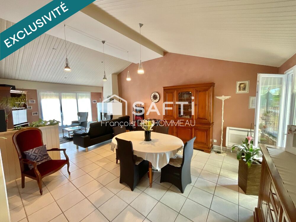 Maison familiale de 95 m², 3 chambres et un bureau sur un terrain de 950 m²