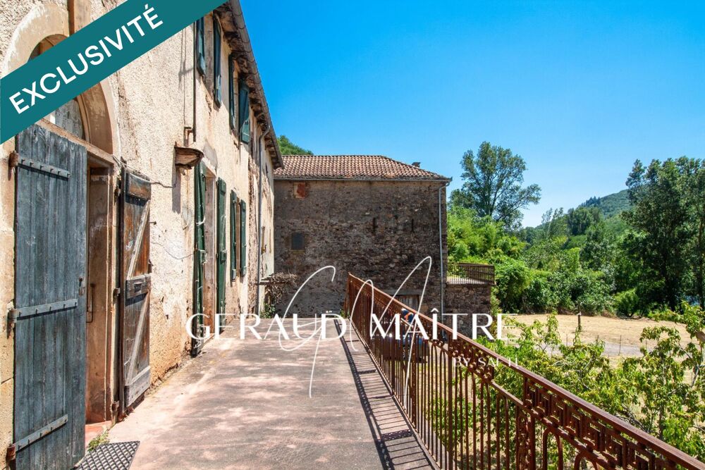 Vente Maison Ancienne propriété agricole autosuffisante en bord de Tarn avec 17 Ha à rénover Brousse-le-chateau