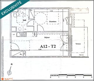  Appartement � vendre 2 pi�ces 39 m�