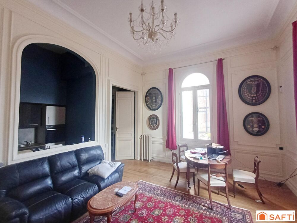 Appartement de caractère 114 m²  centre-ville  cachet, volumes et terrasse
