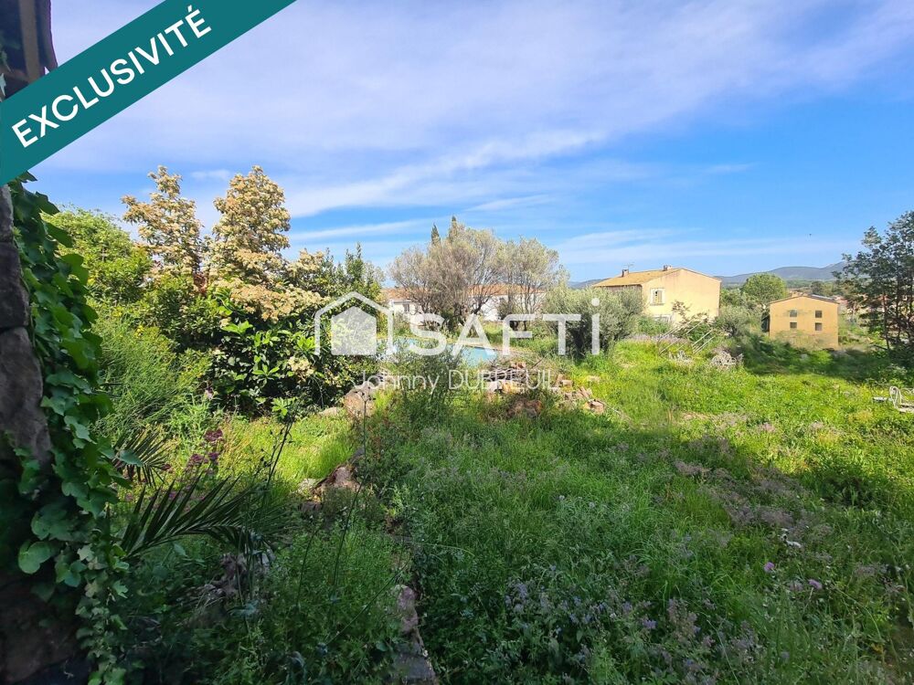 Vente Terrain LA FARLEDE - Magnifique terrain à bâtir de 1288m2 avec un bâti existant en forme de L et piscine La farlede