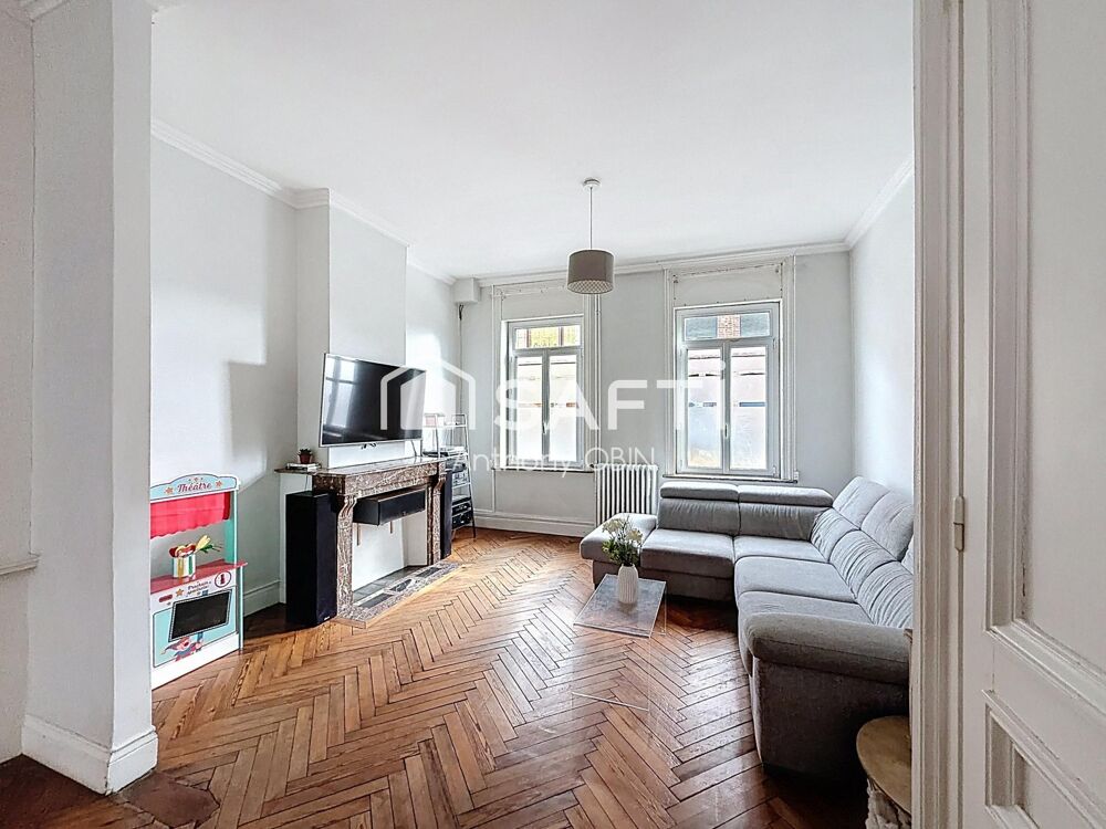 Maison bourgeois de 150m², 4 chambres, jardin, cave
