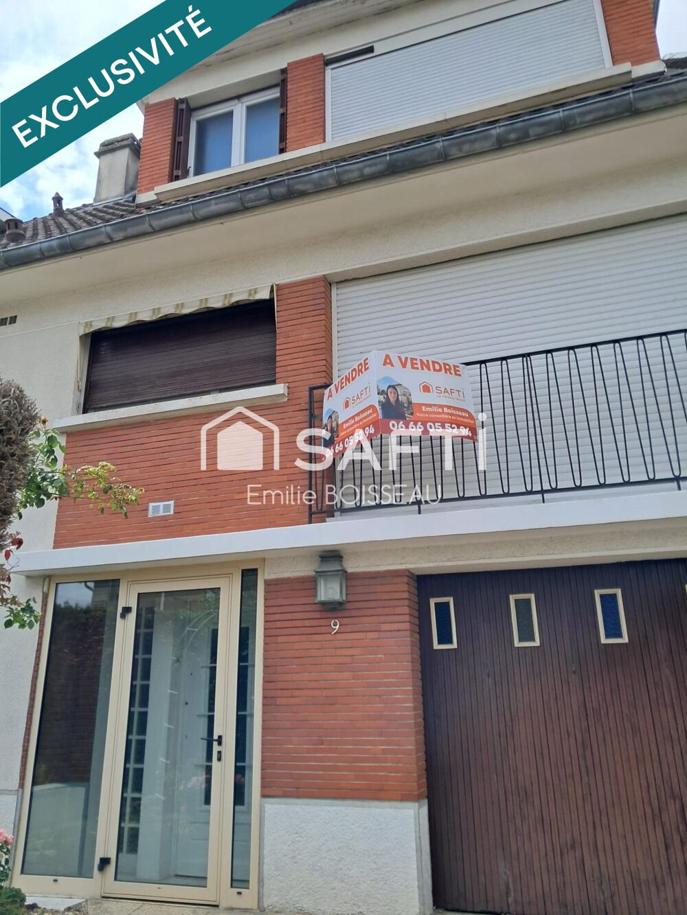 Maison 4 chambres sous sol jardin