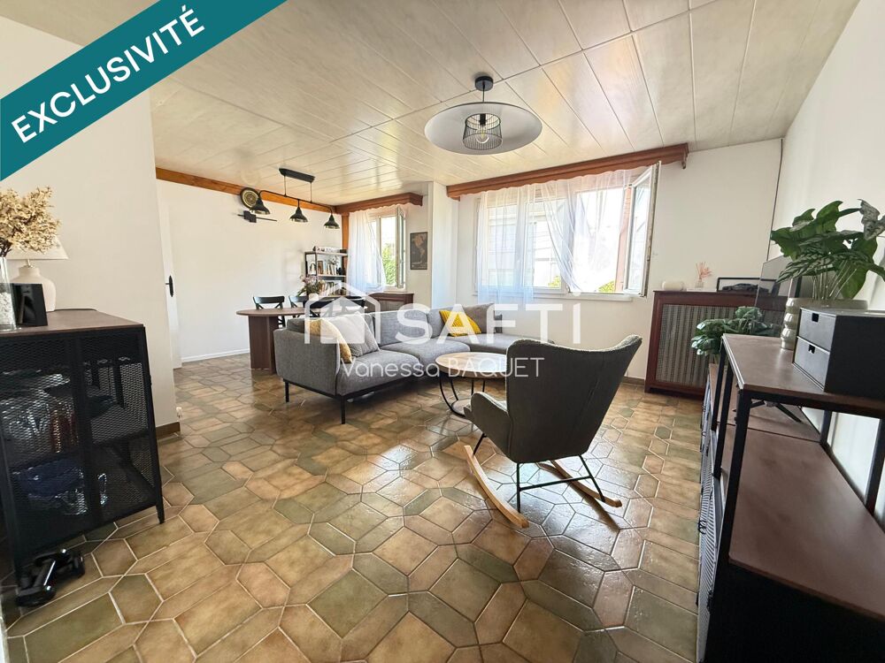 Vente Maison Franconville – Maison 4 pièces rénovée, 3 chambres, sous-sol total Franconville