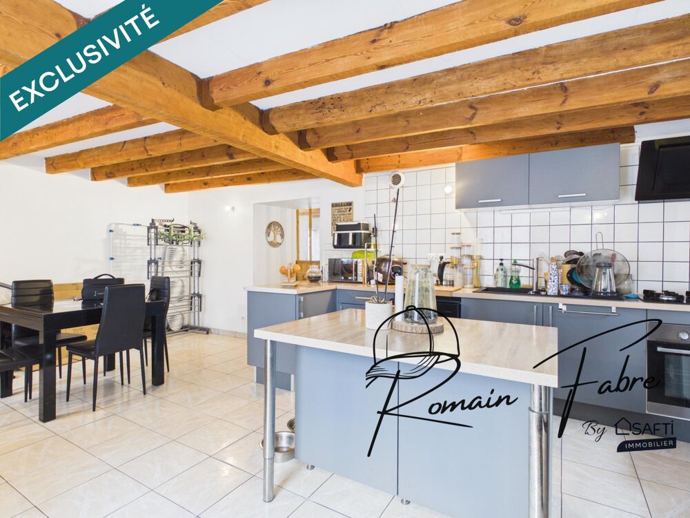Vente Maison Maison en pierre avec poutres apparentes, 2 chambres, mezzanine avec panneaux photovoltaïques Cezac