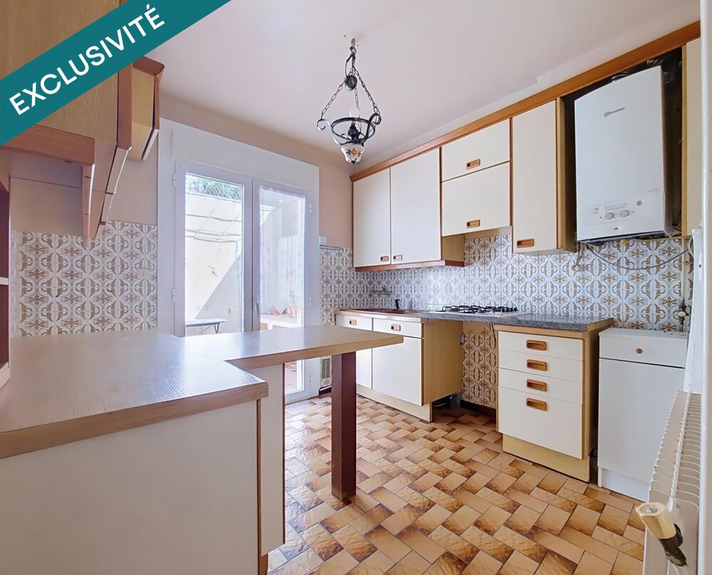 Appartement T3 avec cours privée, jardin et garage