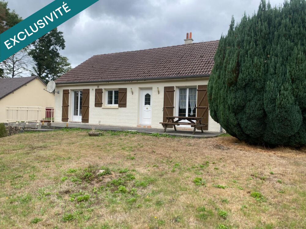Pavillon 94 m², plain pied, 4 chs, terrain 1020 m², La Ferrière aux Etangs