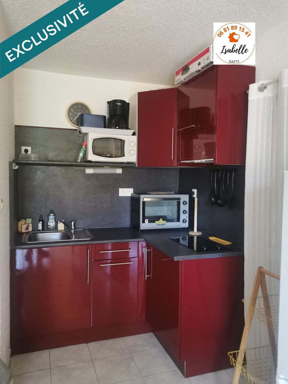 Joli studio meublé en rez-de-chaussée dans une résidence ombragée avec terrasse