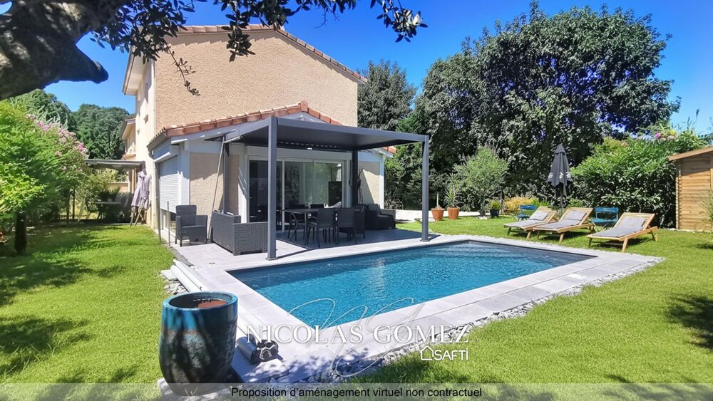 Belle maison T4 111 m² avec piscine, garage, DPE "C" - Collonges-Au-Mont-d'Or