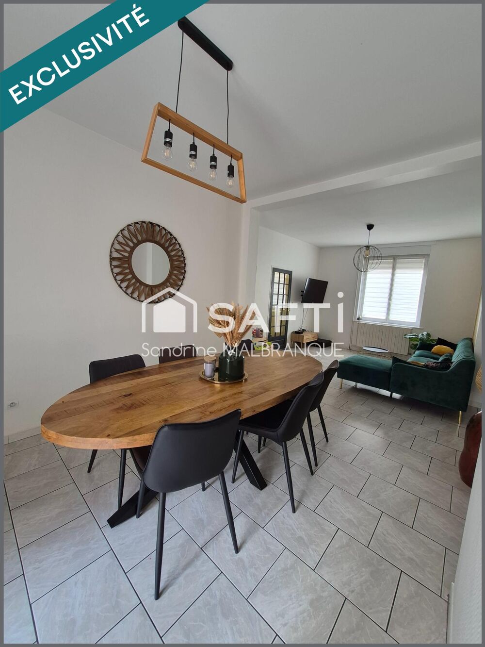 Vente Maison Secteur ,4 chambres , maison lumineuse Montigny-en-gohelle
