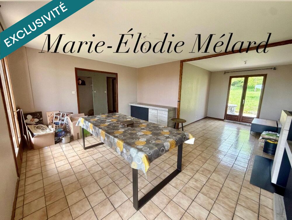 Plain-pied 3 chambres avec grand terrain de 10,71 ares  Villers-la-Chèvre  Secteur frontalier