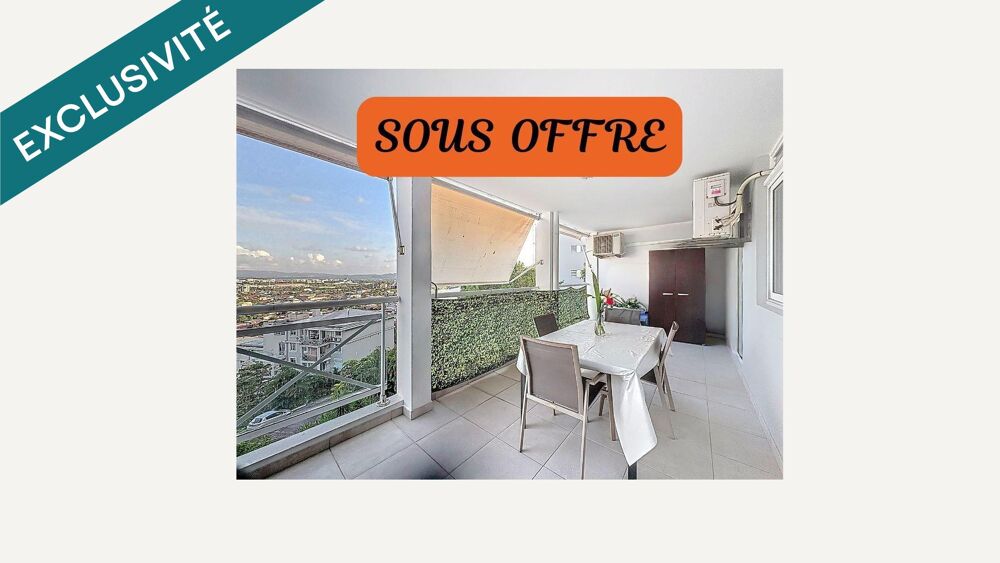 FORT-DE-FRANCE: BEAU T2 LUMINEUX VUE MER