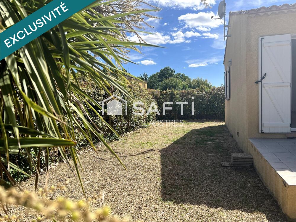 Vente Maison Maison de plain pied -  64m2 3p - terrain 297m2 - garage Bernis