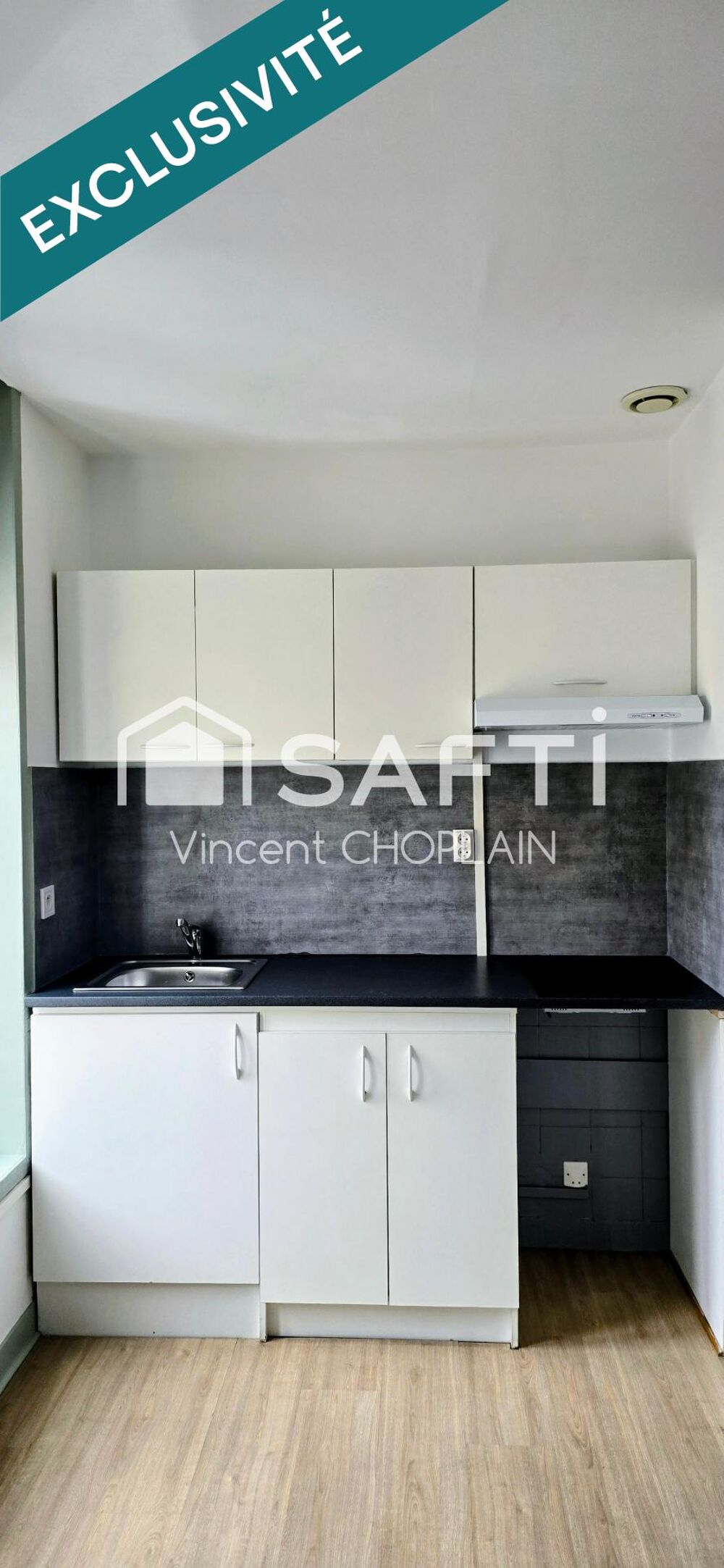 LILLE FIVES T3 RENOVE 42m² LUMINEUX METRO 1ER ETAGE