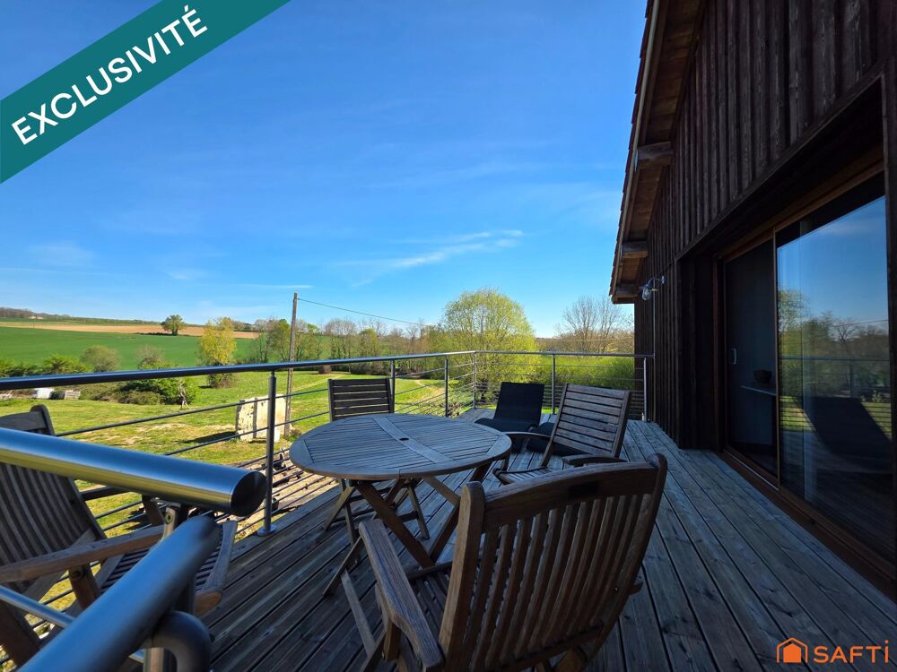 DPE B. Rénovation totale. Terrain constructible.