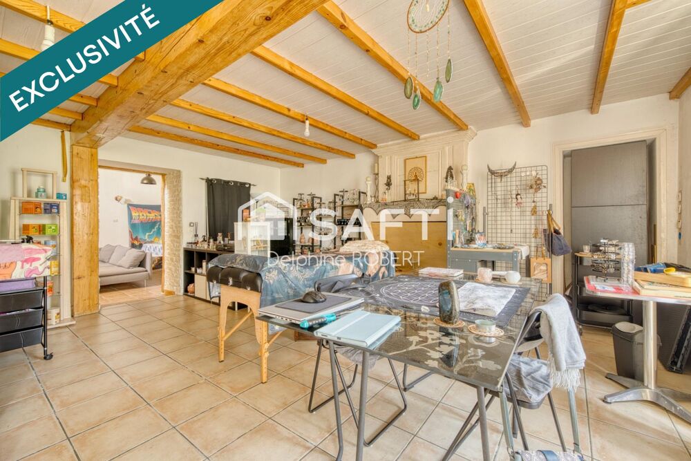Vente Maison Maison en pierre de 142m² - 3 chambres - 1 bureau Montpellier-de-medillan