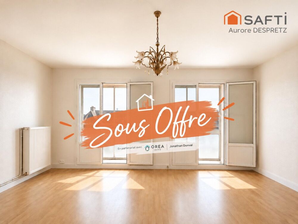 Roscoff  Studio 40 m² avec cuisine indépendante, balcon plein sud et parking