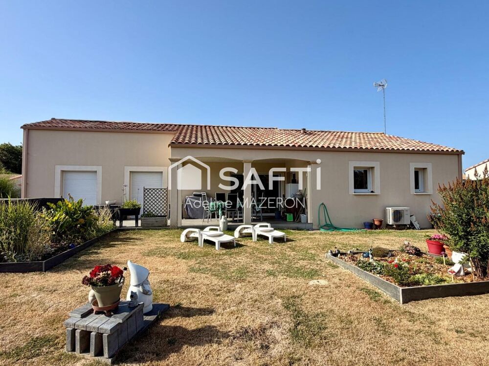 Vente Maison Maison 3 chambres avec grand terrain arboré et clos sans vis à vis à deux pas du Golf BOURGENAY Talmont-saint-hilaire