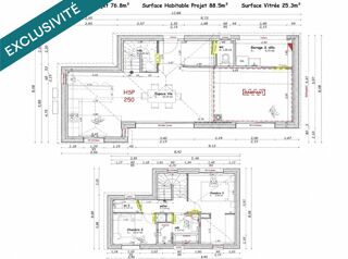  Maison � vendre 3 pi�ces 89 m�
