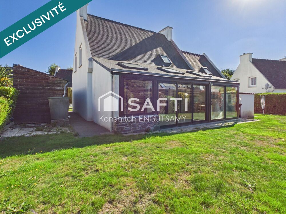 Maison de 115m² sur un terrain de 490m², 3 chambres avec garage et véranda chauffée