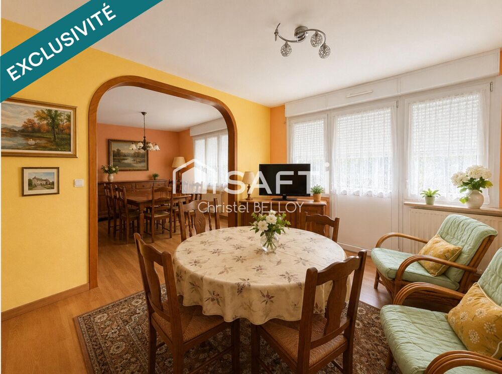Maison familliale de 180m2 avec 4 chambres et un agréable terrain de 11ares.