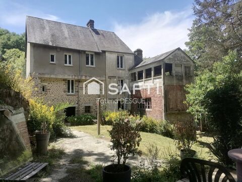   ? Maison atypique 130 m� � Terrain avec rivi�re � Mortain (50) Maison - 6 pi�ce(s) - 130 m�